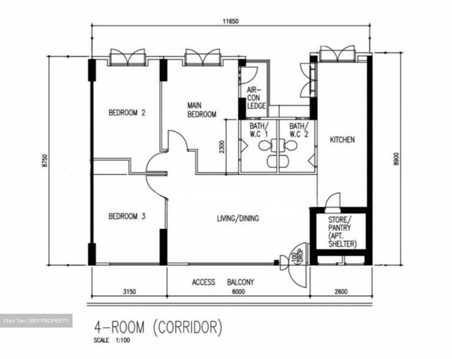 Blk 304A Anchorvale Court (Sengkang), HDB 4 Rooms #593997881
